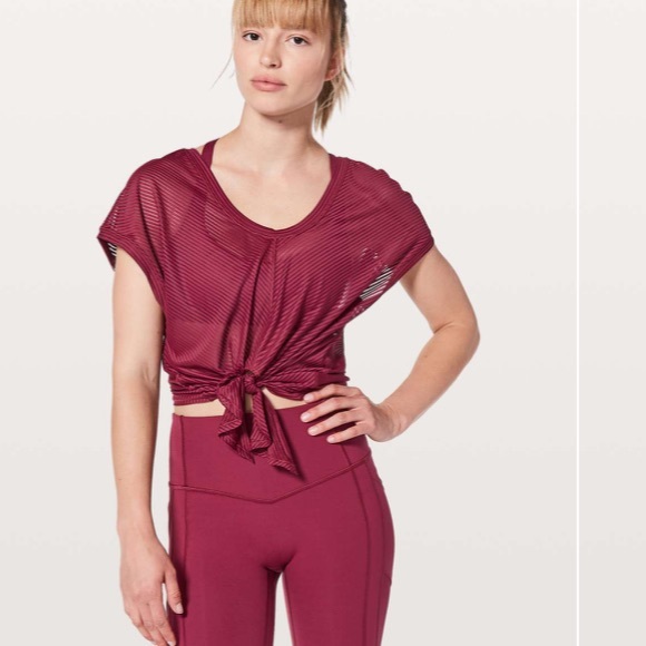 Lululemon Ahead By Miles Short Sleeve - Picture 1 of 13